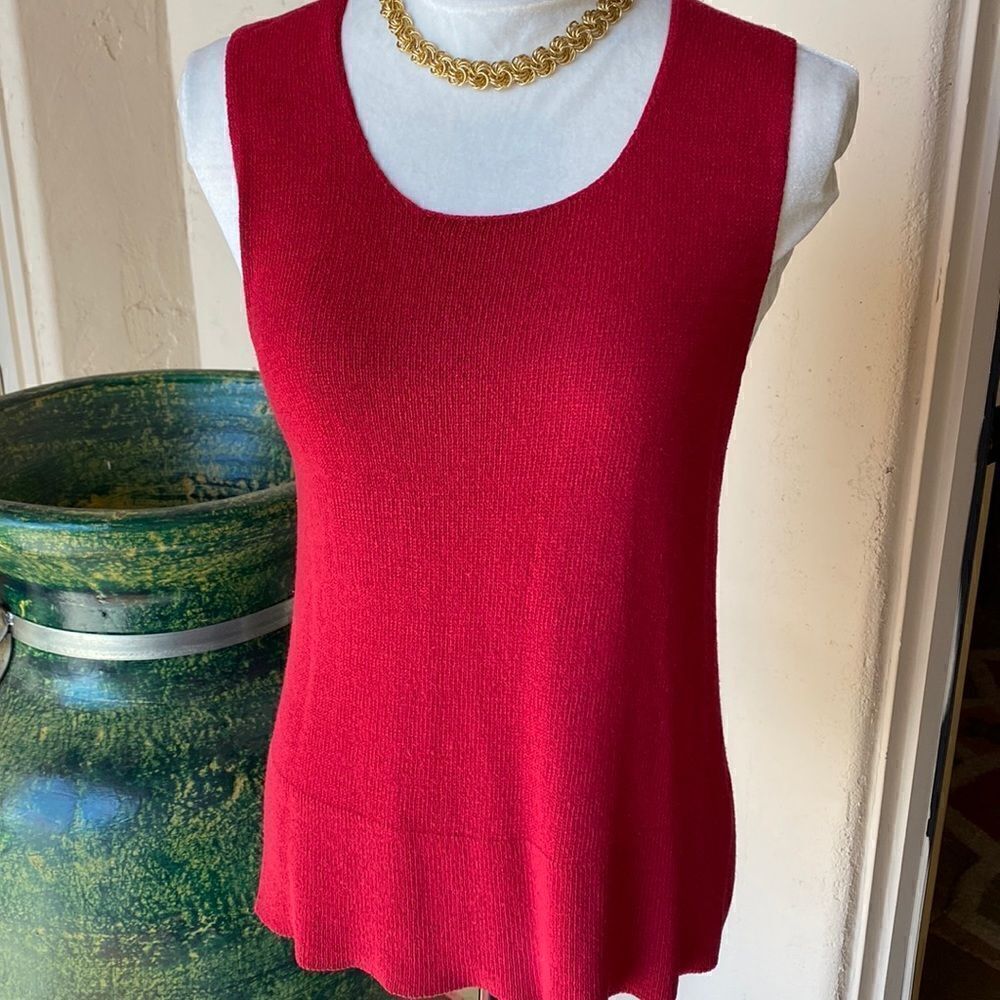 Coldwater Creek lite weight tank style sweater size medium